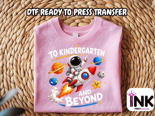 Kindergarten -  DTF101765- T-Shirt Transfer | Ready to Press | DIY Heat Transfer for Clothing, Hoodies, Sweatshirt