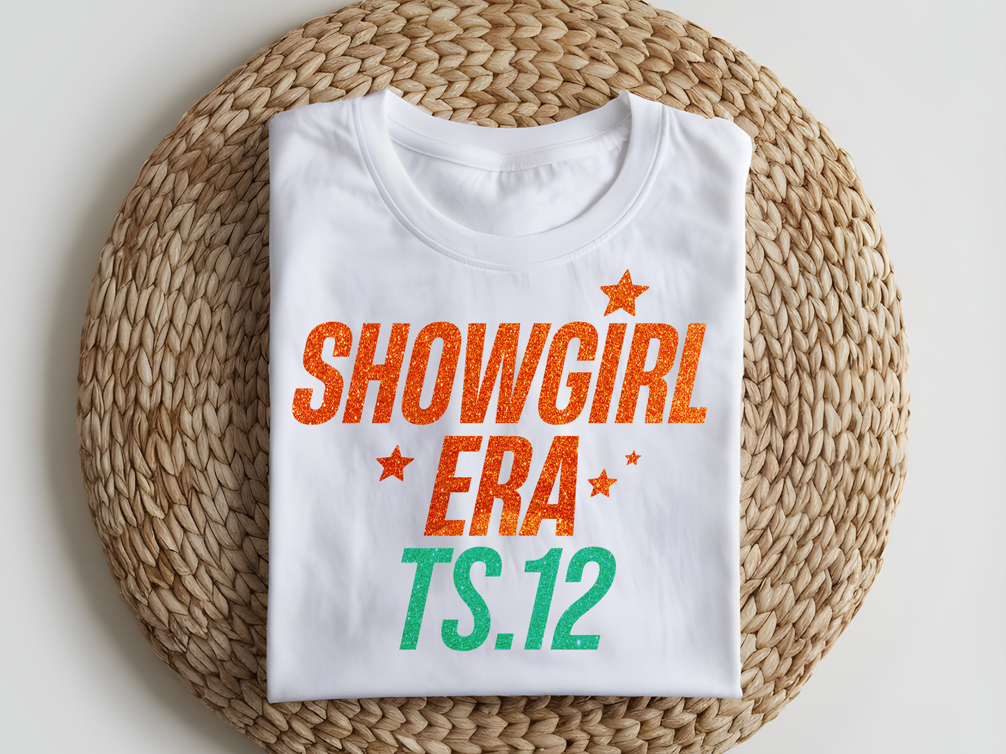 DTF T-Shirt Transfer | Ready to Press | DIY Heat Transfer for Clothing, Hoodies, Sweatshirt | Showgirl Era DTF100965