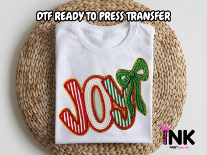 Joy DTF101059| DTF T-Shirt Transfer | Ready to Press | DIY Heat Transfer for Clothing, Hoodies, Sweatshirt