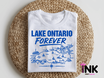 Lake Ontario -  DTF101806- T-Shirt Transfer | Ready to Press | DIY Heat Transfer for Clothing, Hoodies, Sweatshirt