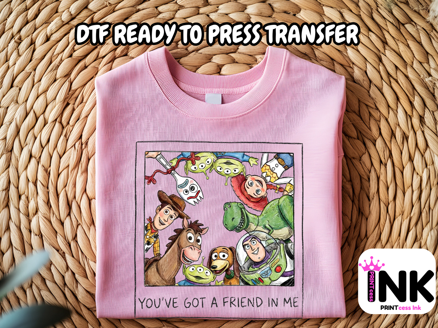 Cartoon -DTF101618 - T-Shirt Transfer | Ready to Press | DIY Heat Transfer for Clothing, Hoodies, Sweatshirt