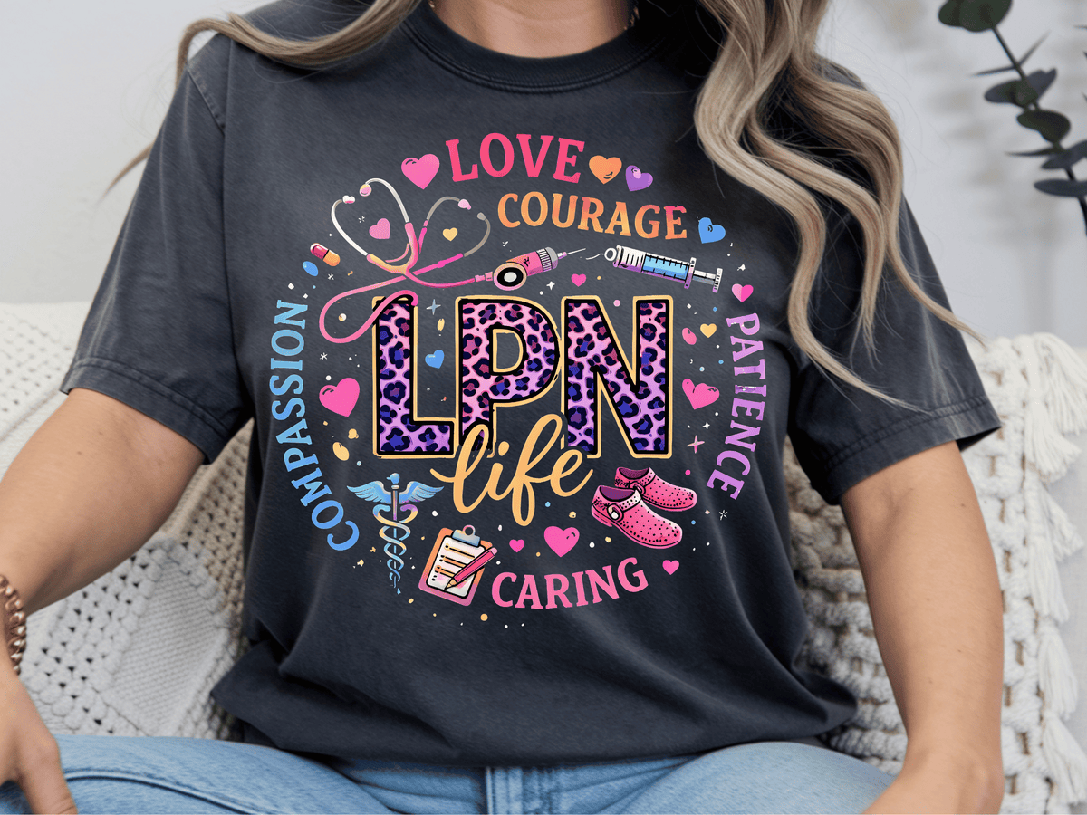 LPN -  DTF101809- DTF T-Shirt Transfer | Ready to Press | DIY Heat Transfer for Clothing, Hoodies, Sweatshirt