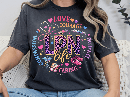 LPN -  DTF101809- DTF T-Shirt Transfer | Ready to Press | DIY Heat Transfer for Clothing, Hoodies, Sweatshirt