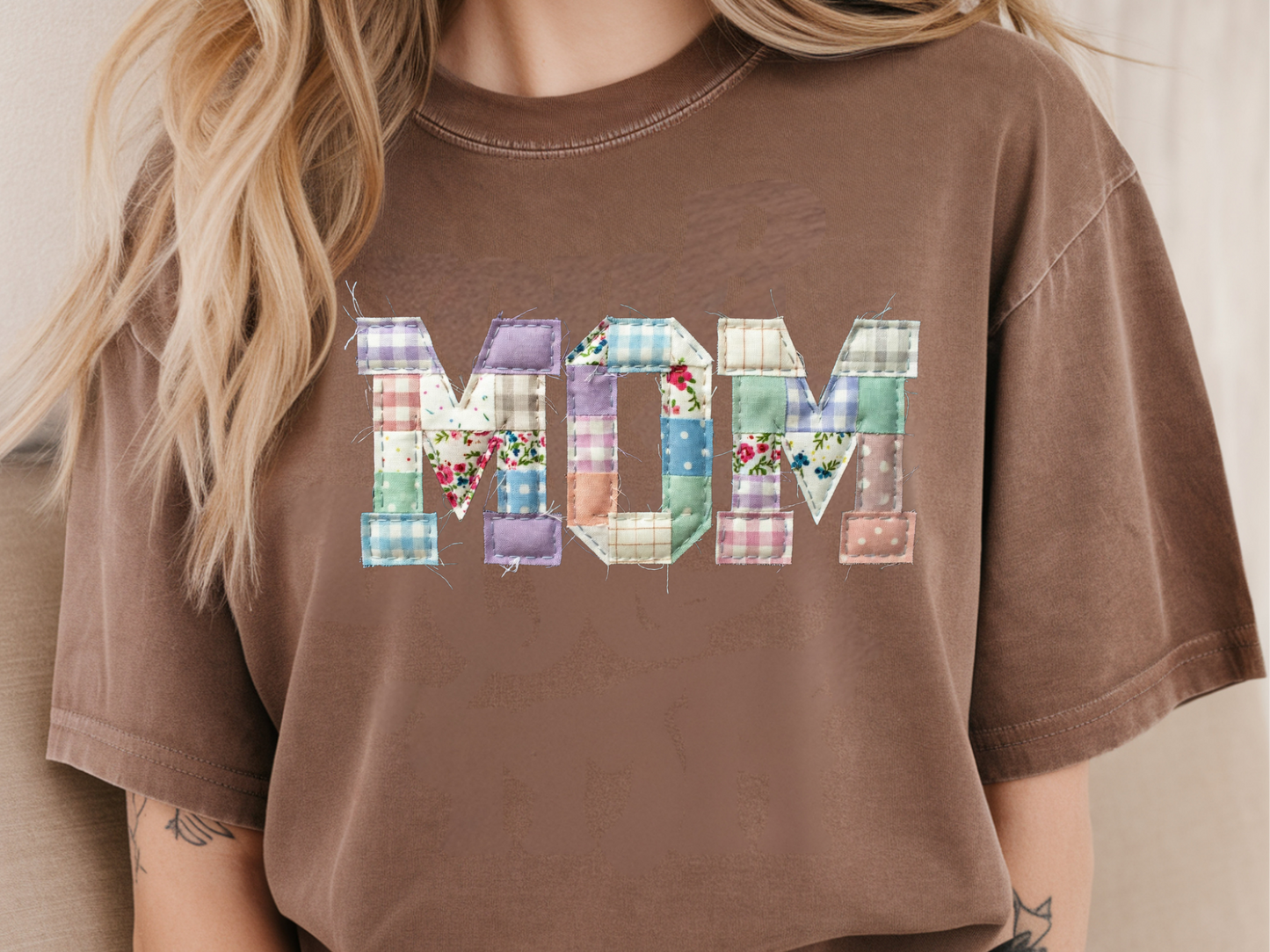 Mom DTF101443 DTF T-Shirt Transfer | Ready to Press | DIY Heat Transfer for Clothing, Hoodies, Sweatshirt