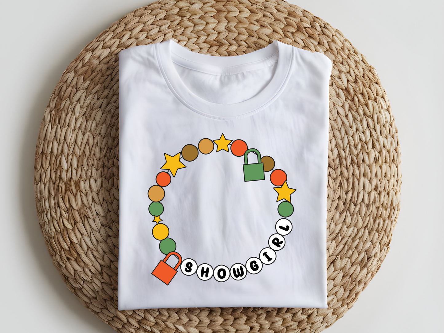 DTF T-Shirt Transfer | Ready to Press | DIY Heat Transfer for Clothing, Hoodies, Sweatshirt | Showgirl Era DTF100948