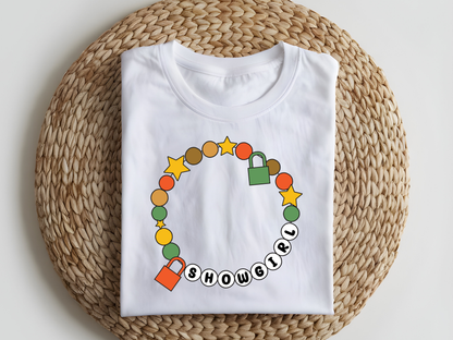 DTF T-Shirt Transfer | Ready to Press | DIY Heat Transfer for Clothing, Hoodies, Sweatshirt | Showgirl Era DTF100948