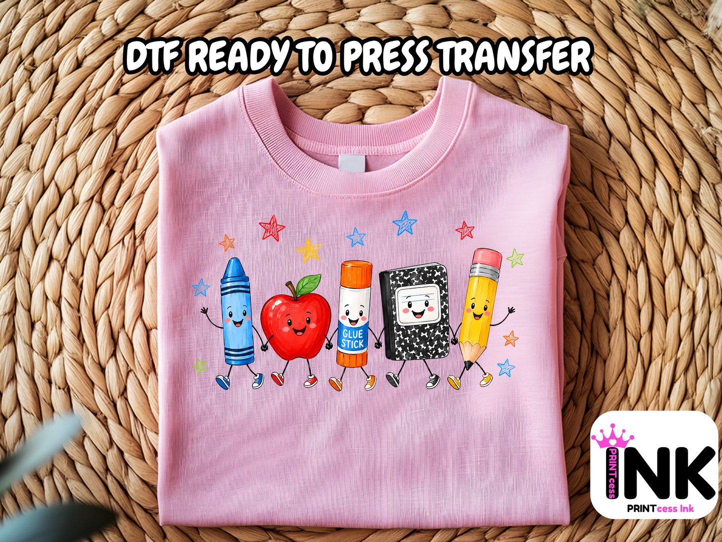 Teacher -DTF101670- T-Shirt Transfer | Ready to Press | DIY Heat Transfer for Clothing, Hoodies, Sweatshirt