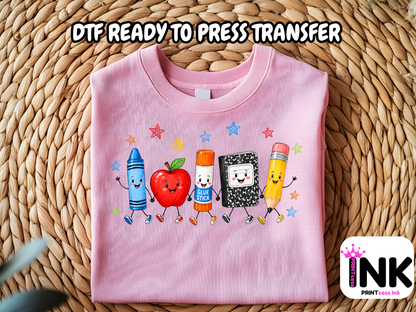 Teacher -DTF101670- T-Shirt Transfer | Ready to Press | DIY Heat Transfer for Clothing, Hoodies, Sweatshirt