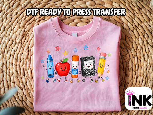 Teacher -DTF101670- T-Shirt Transfer | Ready to Press | DIY Heat Transfer for Clothing, Hoodies, Sweatshirt