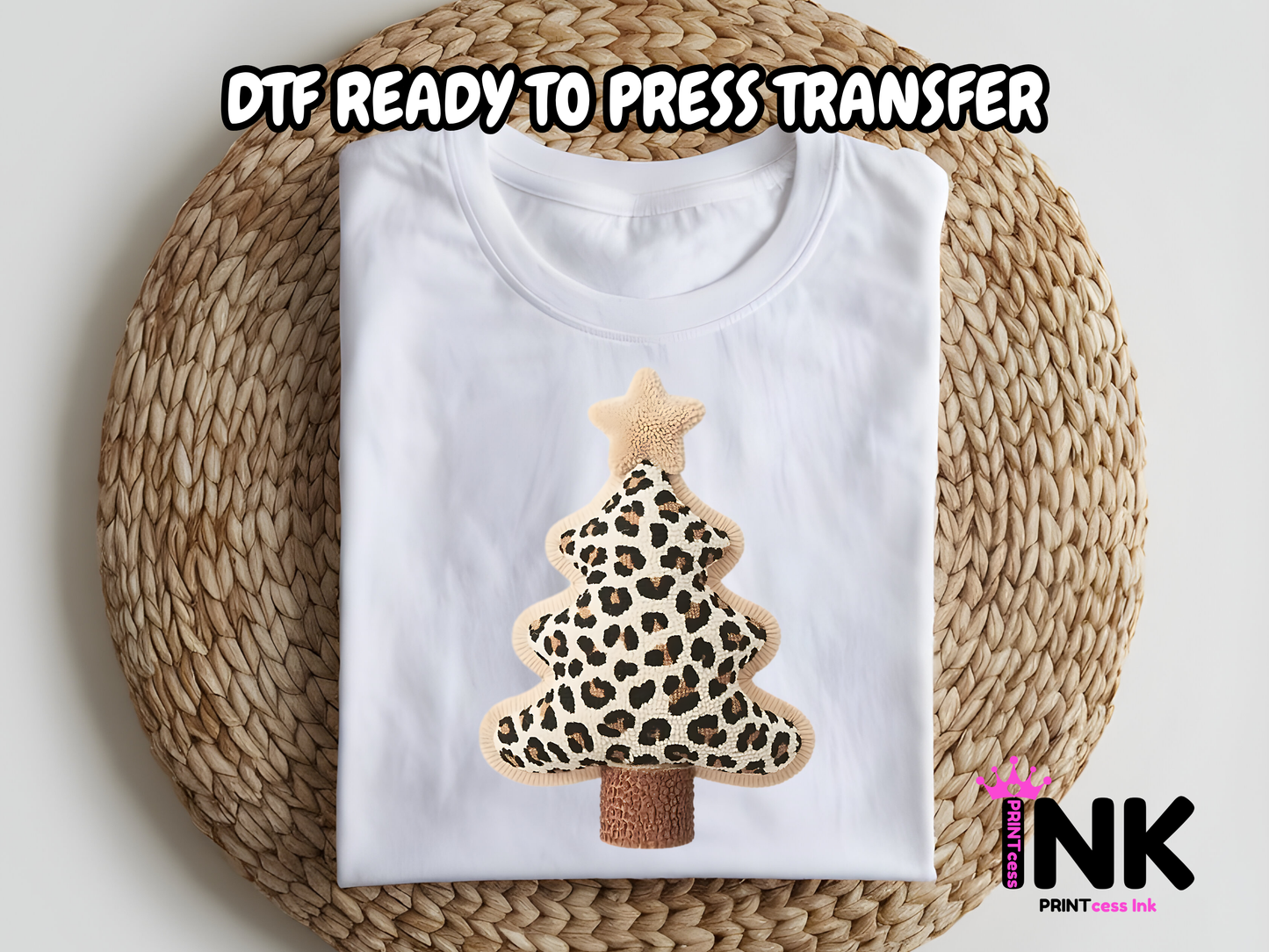 Christmas Tree DTF101049| DTF T-Shirt Transfer | Ready to Press | DIY Heat Transfer for Clothing, Hoodies, Sweatshirt