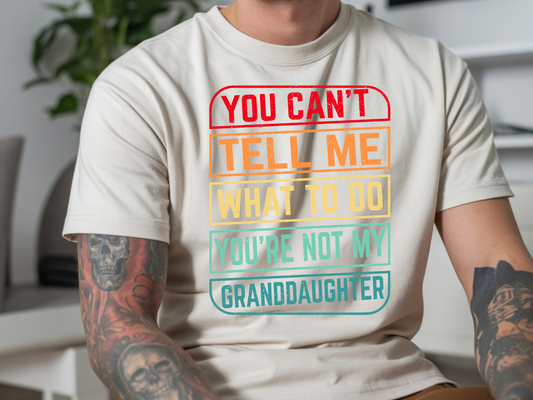Granddaughter DTF101546 DTF T-Shirt Transfer | Ready to Press | DIY Heat Transfer for Clothing, Hoodies, Sweatshirt