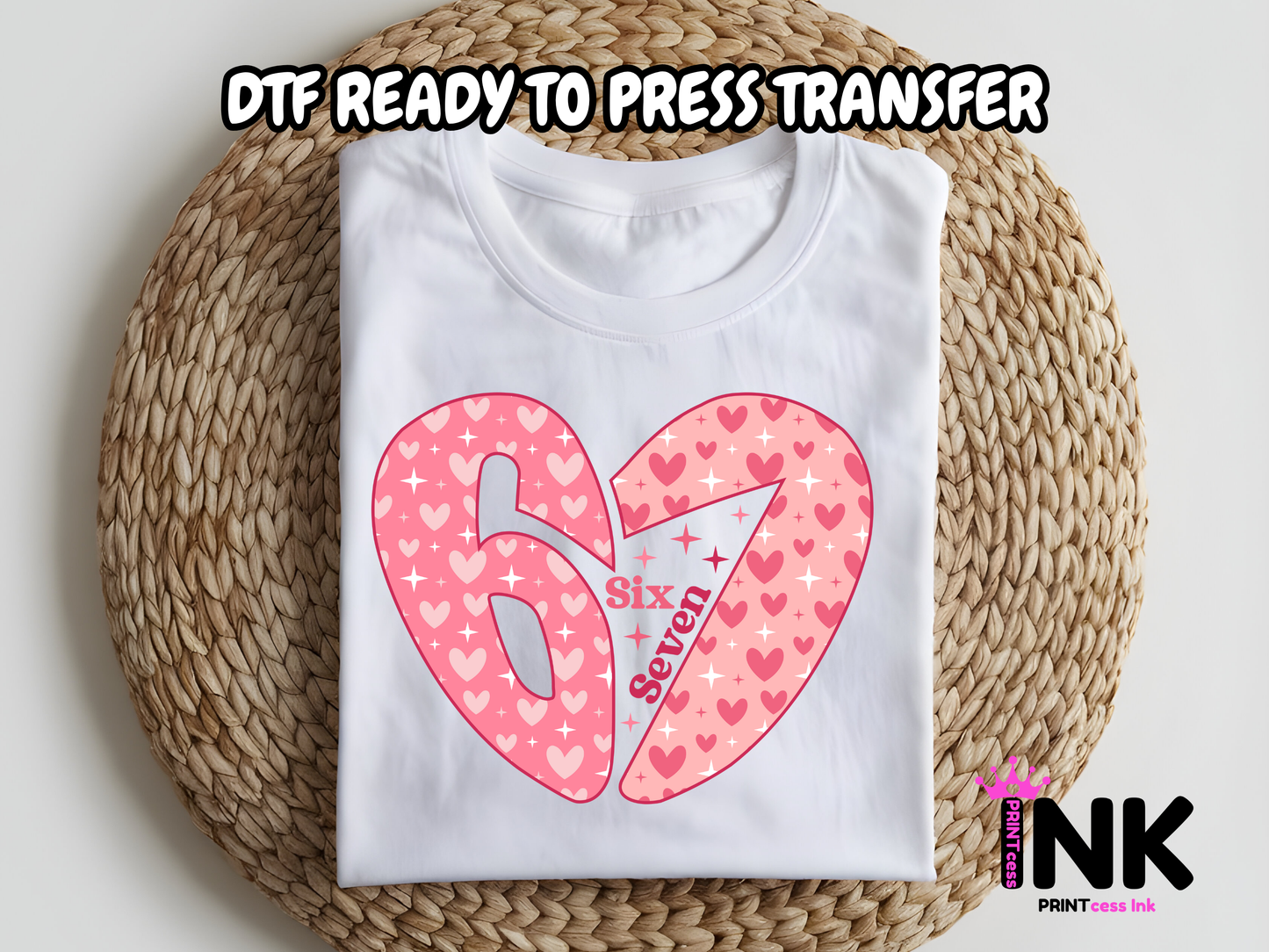 6 7 DTF101147| DTF T-Shirt Transfer | Ready to Press | DIY Heat Transfer for Clothing, Hoodies, Sweatshirt
