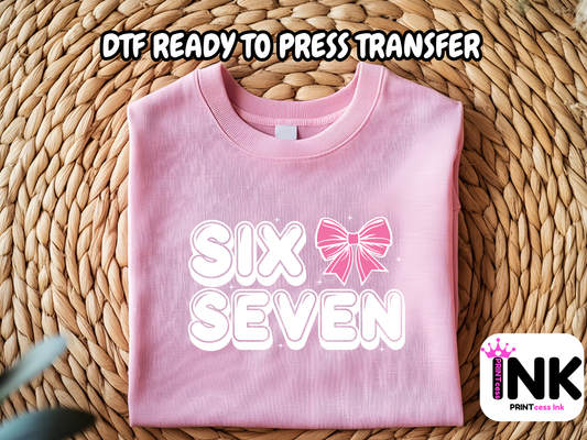6 7 DTF101155| DTF T-Shirt Transfer | Ready to Press | DIY Heat Transfer for Clothing, Hoodies, Sweatshirt