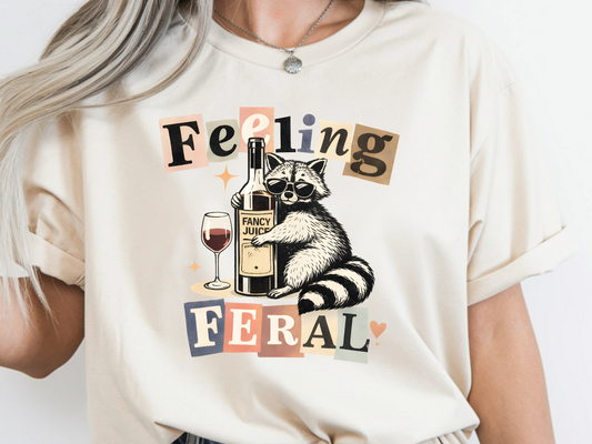 Feral DTF101572 DTF T-Shirt Transfer | Ready to Press | DIY Heat Transfer for Clothing, Hoodies, Sweatshirt