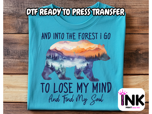 Camping DTF101376| DTF T-Shirt Transfer | Ready to Press | DIY Heat Transfer for Clothing, Hoodies, Sweatshirt