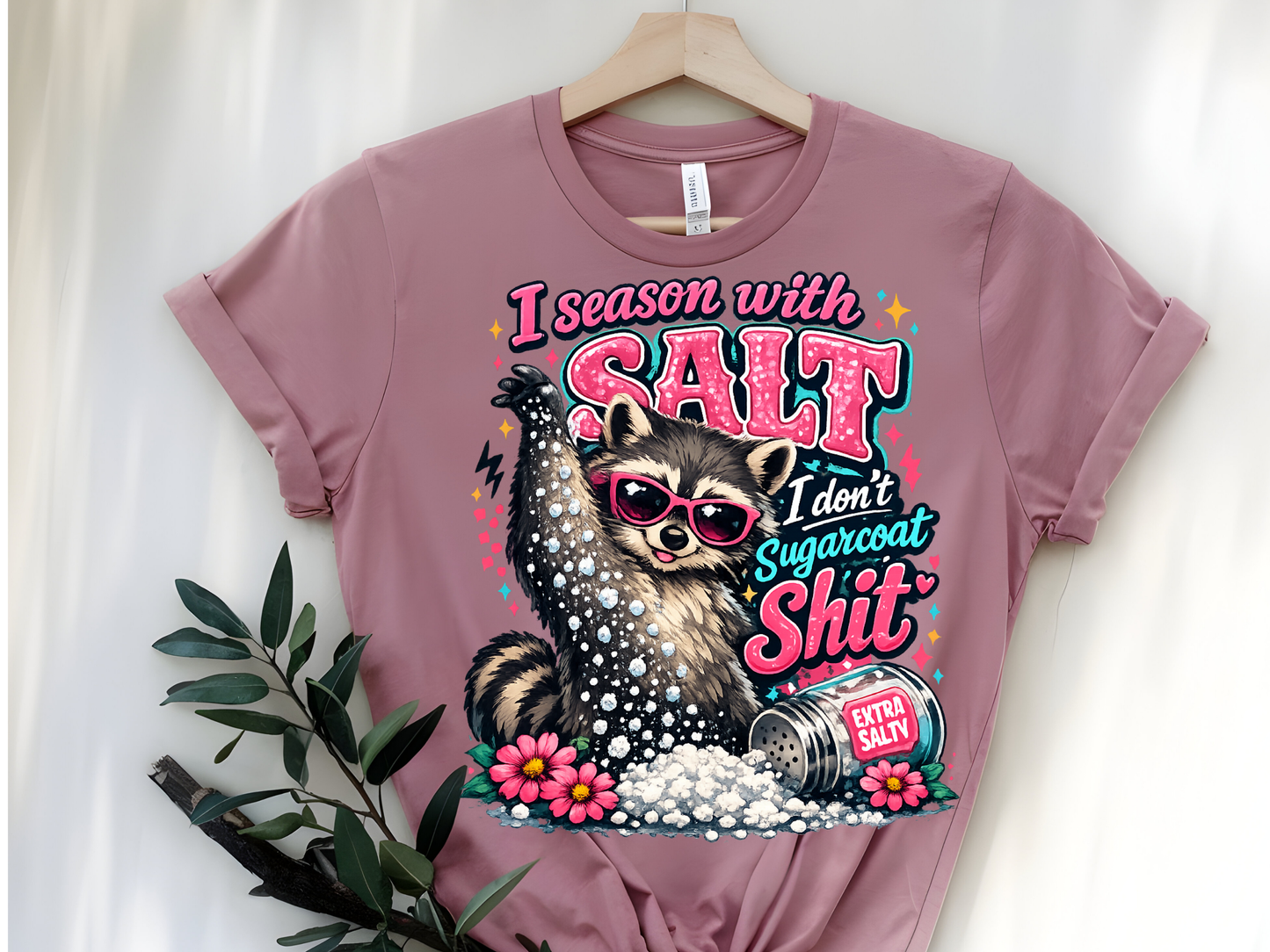 Salt -DTF101656- T-Shirt Transfer | Ready to Press | DIY Heat Transfer for Clothing, Hoodies, Sweatshirt