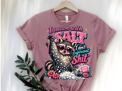 Salt -DTF101656- T-Shirt Transfer | Ready to Press | DIY Heat Transfer for Clothing, Hoodies, Sweatshirt
