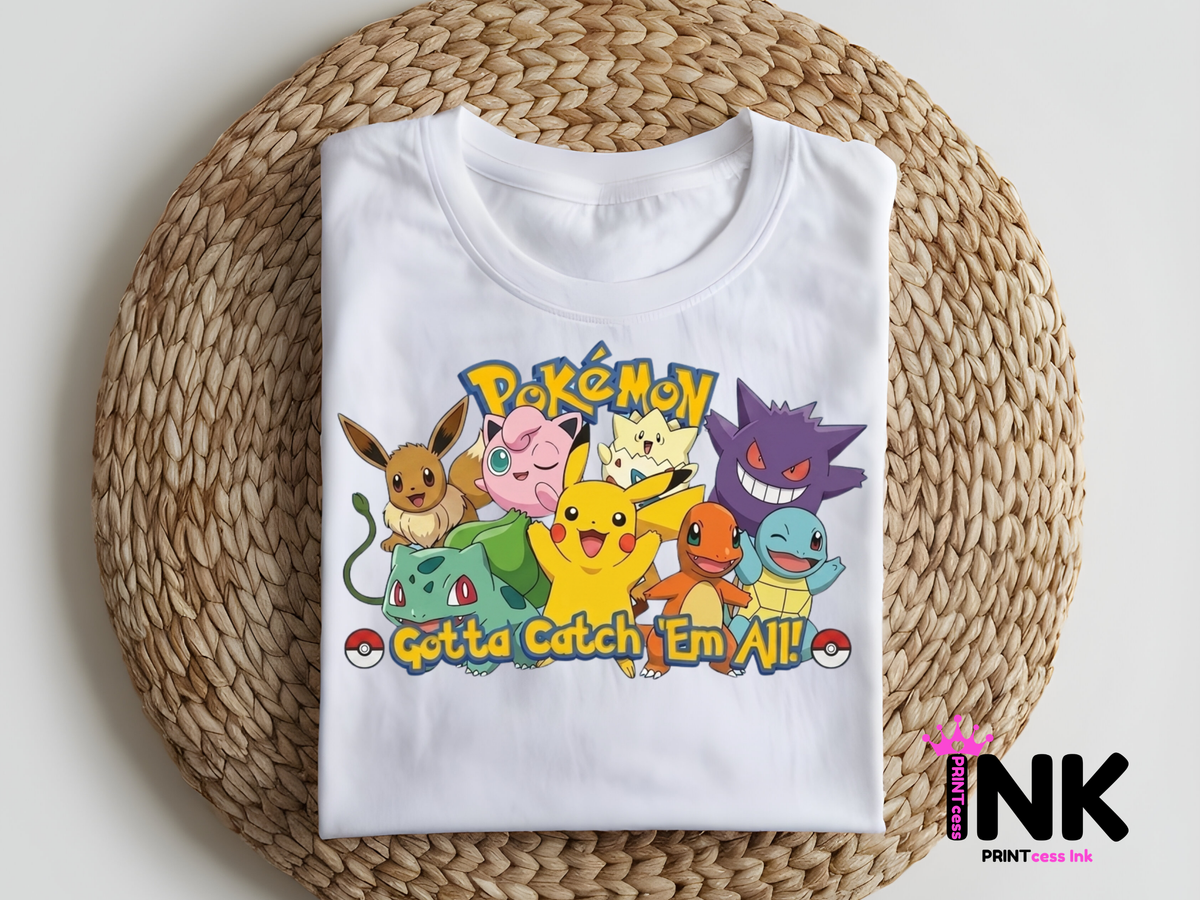 Poke -  DTF101878- DTF T-Shirt Transfer | Ready to Press | DIY Heat Transfer for Clothing, Hoodies, Sweatshirt