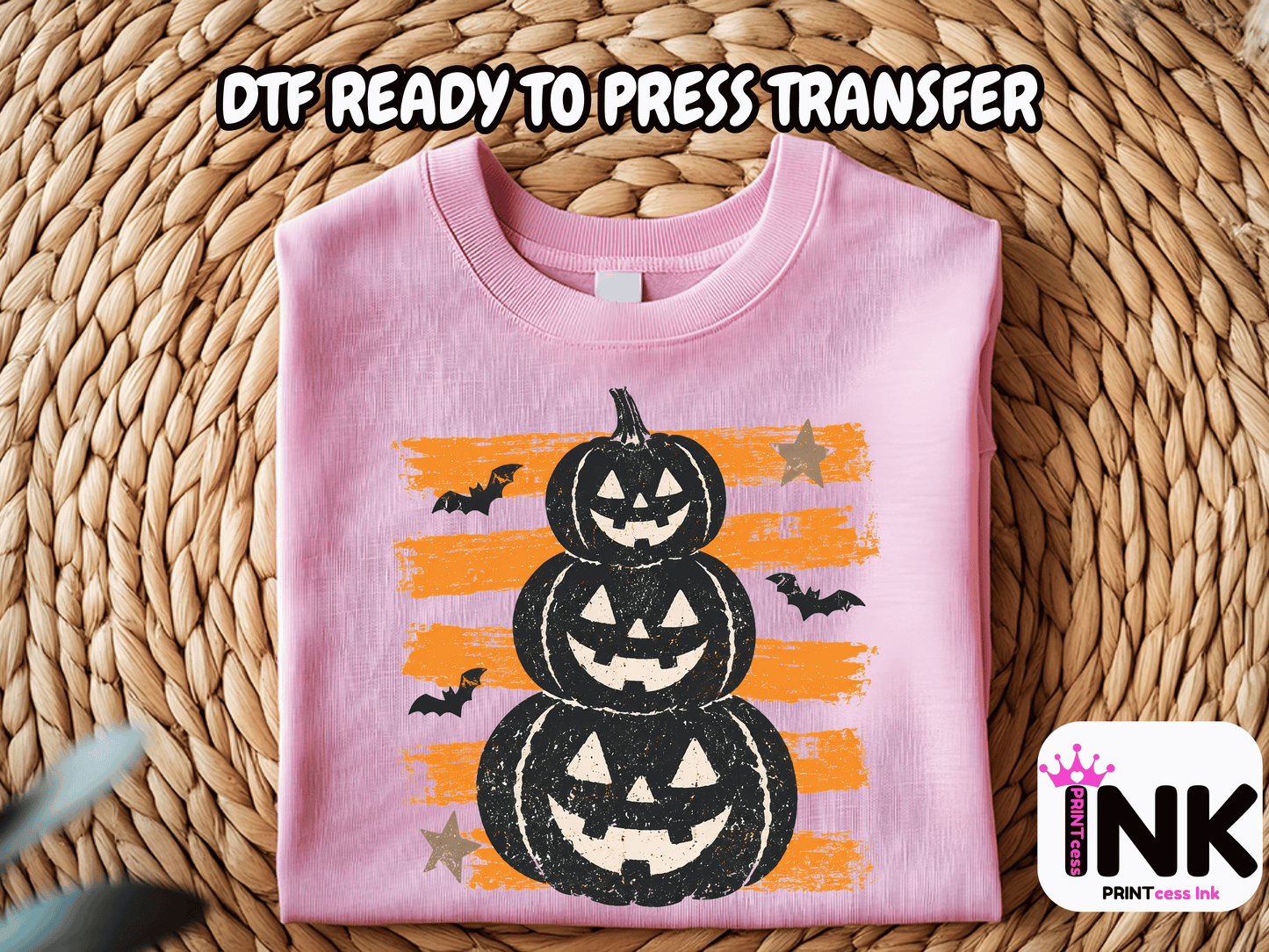 Halloween -  DTF101771- T-Shirt Transfer | Ready to Press | DIY Heat Transfer for Clothing, Hoodies, Sweatshirt