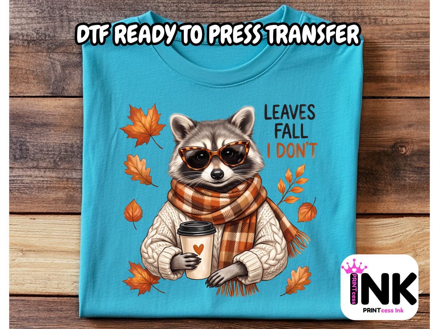 Leaves fall - DTF101730- T-Shirt Transfer | Ready to Press | DIY Heat Transfer for Clothing, Hoodies, Sweatshirt