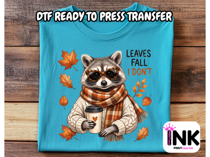 Leaves fall - DTF101730- T-Shirt Transfer | Ready to Press | DIY Heat Transfer for Clothing, Hoodies, Sweatshirt