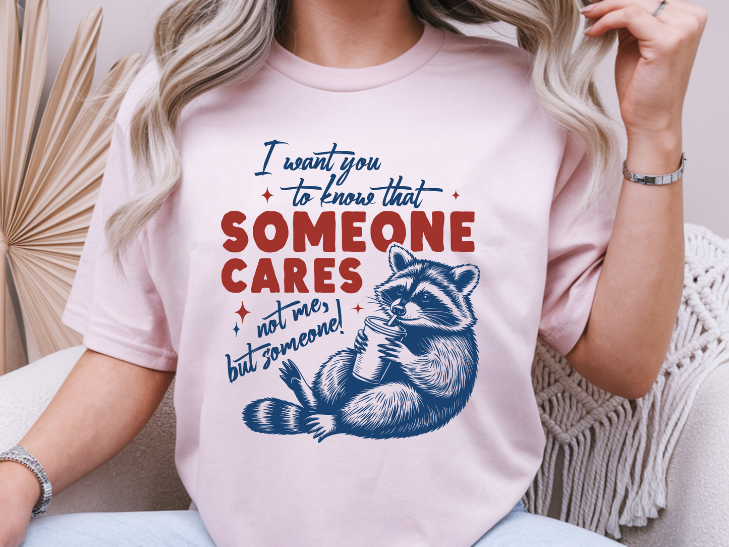 Someone cares DTF101578 DTF T-Shirt Transfer | Ready to Press | DIY Heat Transfer for Clothing, Hoodies, Sweatshirt