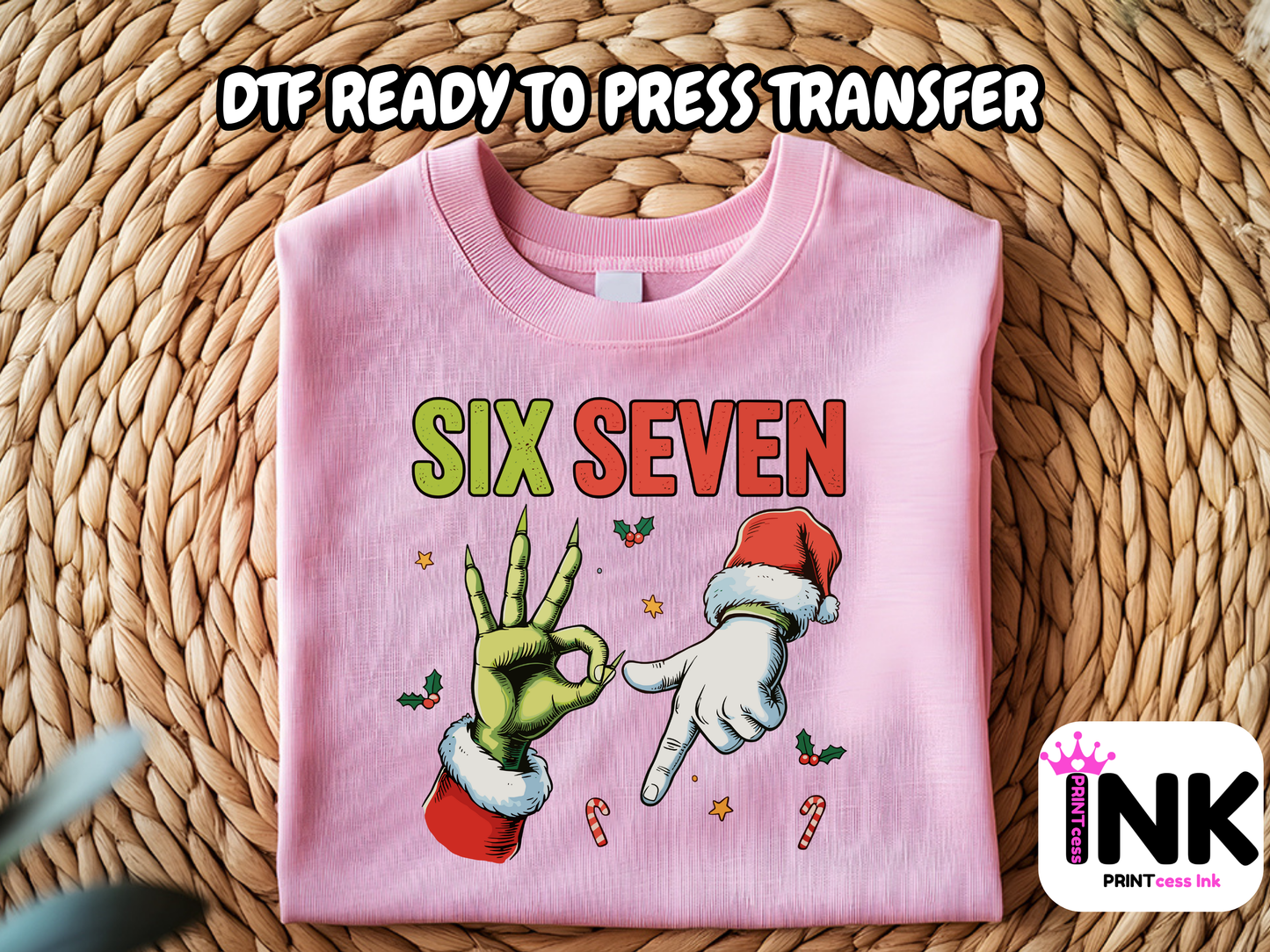 6 7 DTF101146| DTF T-Shirt Transfer | Ready to Press | DIY Heat Transfer for Clothing, Hoodies, Sweatshirt