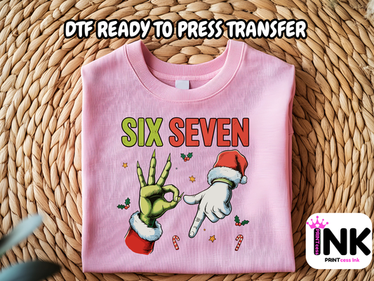 🎁 6 7 DTF101146| DTF T-Shirt Transfer | Ready to Press | DIY Heat Transfer for Clothing, Hoodies, Sweatshirt (100% off)