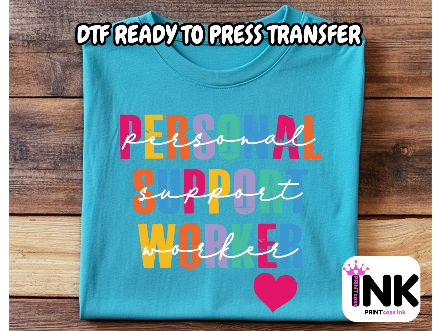PSW -DTF101663- T-Shirt Transfer | Ready to Press | DIY Heat Transfer for Clothing, Hoodies, Sweatshirt
