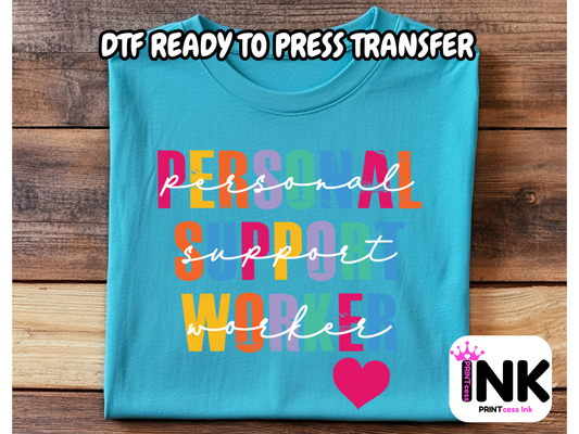 PSW -DTF101663- T-Shirt Transfer | Ready to Press | DIY Heat Transfer for Clothing, Hoodies, Sweatshirt