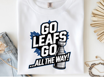 Maple Leafs -  DTF101983- DTF T-Shirt Transfer | Ready to Press | DIY Heat Transfer for Clothing, Hoodies, Sweatshirt