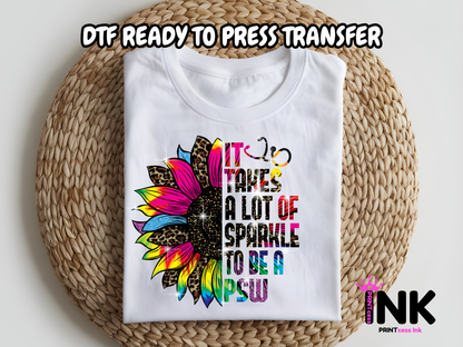 PSW -DTF101658- T-Shirt Transfer | Ready to Press | DIY Heat Transfer for Clothing, Hoodies, Sweatshirt
