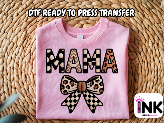 Mama DTF101288| DTF T-Shirt Transfer | Ready to Press | DIY Heat Transfer for Clothing, Hoodies, Sweatshirt