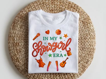 DTF T-Shirt Transfer | Ready to Press | DIY Heat Transfer for Clothing, Hoodies, Sweatshirt | Showgirl Era DTF100964