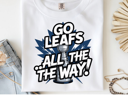 Maple Leafs -  DTF101976- DTF T-Shirt Transfer | Ready to Press | DIY Heat Transfer for Clothing, Hoodies, Sweatshirt