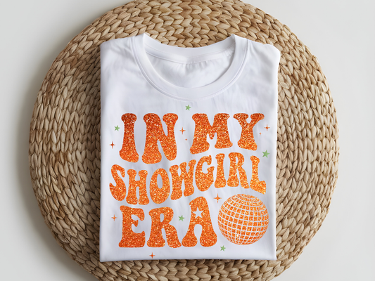 DTF T-Shirt Transfer | Ready to Press | DIY Heat Transfer for Clothing, Hoodies, Sweatshirt | Showgirl Era DTF100970