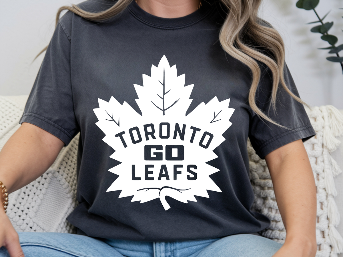 Maple Leafs -  DTF101999- DTF T-Shirt Transfer | Ready to Press | DIY Heat Transfer for Clothing, Hoodies, Sweatshirt