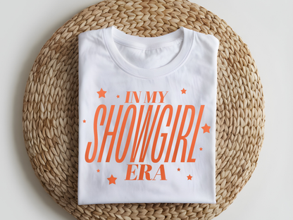 DTF T-Shirt Transfer | Ready to Press | DIY Heat Transfer for Clothing, Hoodies, Sweatshirt | Showgirl Era DTF100951