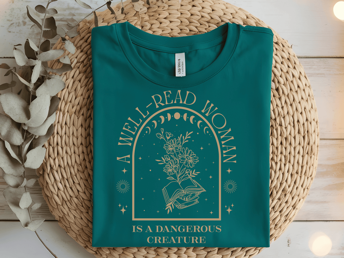 Well read -  DTF101819- DTF T-Shirt Transfer | Ready to Press | DIY Heat Transfer for Clothing, Hoodies, Sweatshirt