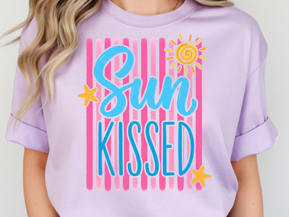 Sunkissed DTF101427 DTF T-Shirt Transfer | Ready to Press | DIY Heat Transfer for Clothing, Hoodies, Sweatshirt