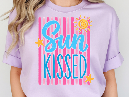 Sunkissed DTF101427 DTF T-Shirt Transfer | Ready to Press | DIY Heat Transfer for Clothing, Hoodies, Sweatshirt