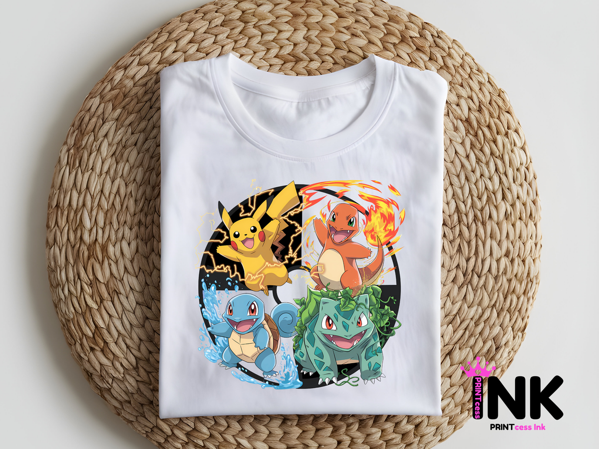 Poke -  DTF101876- DTF T-Shirt Transfer | Ready to Press | DIY Heat Transfer for Clothing, Hoodies, Sweatshirt