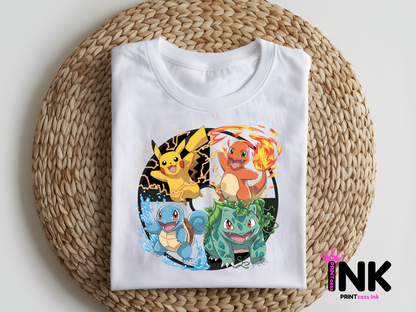 Poke -  DTF101876- DTF T-Shirt Transfer | Ready to Press | DIY Heat Transfer for Clothing, Hoodies, Sweatshirt