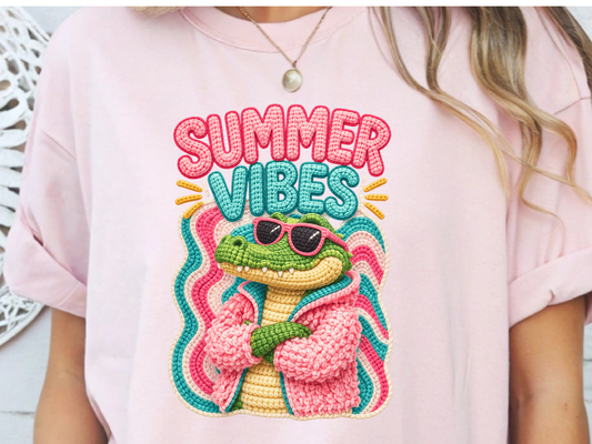 Summer DTF101516 DTF T-Shirt Transfer | Ready to Press | DIY Heat Transfer for Clothing, Hoodies, Sweatshirt