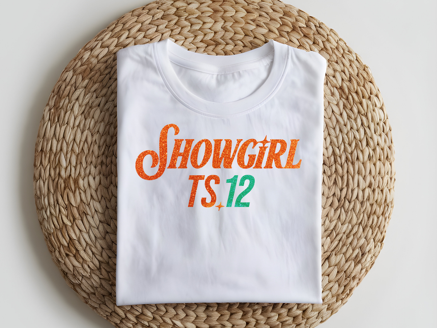 DTF T-Shirt Transfer | Ready to Press | DIY Heat Transfer for Clothing, Hoodies, Sweatshirt | Showgirl Era DTF100946