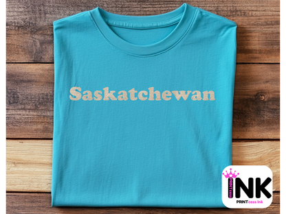 Saskatchewan DTF101310| DTF T-Shirt Transfer | Ready to Press | DIY Heat Transfer for Clothing, Hoodies, Sweatshirt
