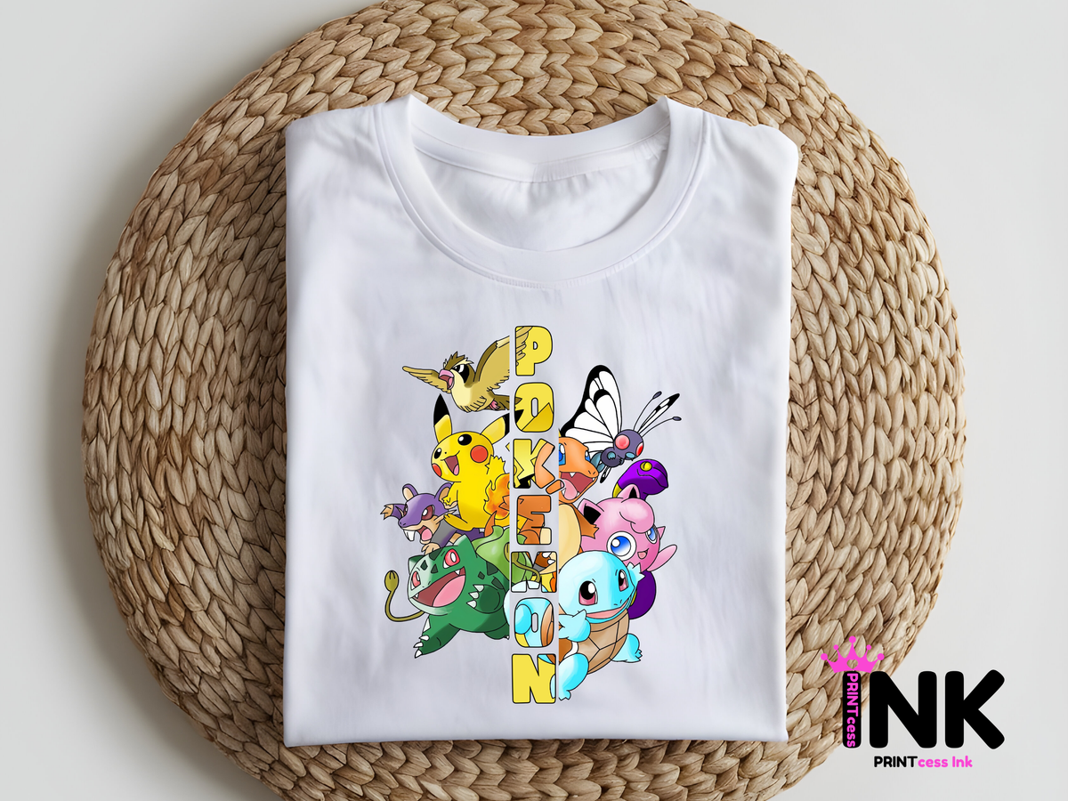 Pokemon -  DTF101875- DTF T-Shirt Transfer | Ready to Press | DIY Heat Transfer for Clothing, Hoodies, Sweatshirt