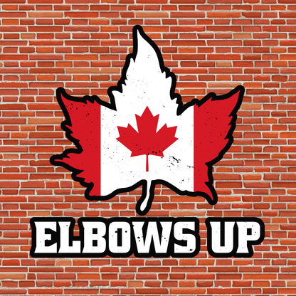 Decals / Stickers - Elbows Up - DS100232