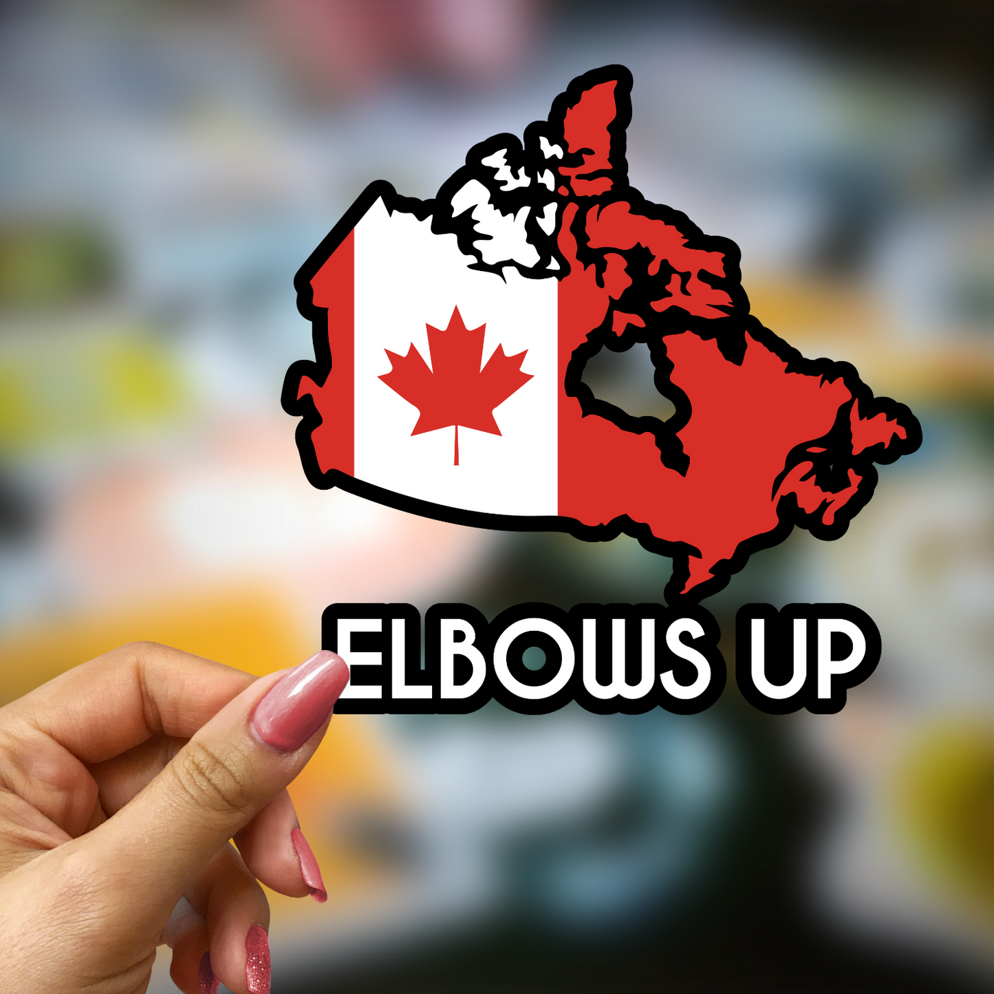 Decals / Stickers - Elbows Up - DS100233