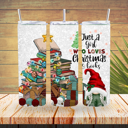 Ready to Use - Sublimation or Vinyl Tumbler Wraps  - Christmas Tree - TW100464